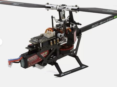 Goosky Legend S1 Mini 3D RC Helicopter متوافقة مع Pulse 300mAh 50C 7.4V 2S Lipo Battery - لعبة مروحية التحكم عن بُعد للبالغين (BNF) (الأخضر) in Saudi Arabia