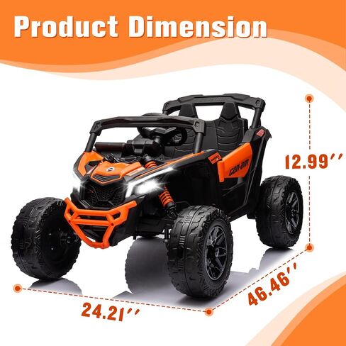 ارتفع 24 فولت على الألعاب-UTV الكهربائي للأطفال ، ومقعدين عن بعد التحكم عن بعد ، و 4 Wheeler رباعي على الطرق in Kuwait