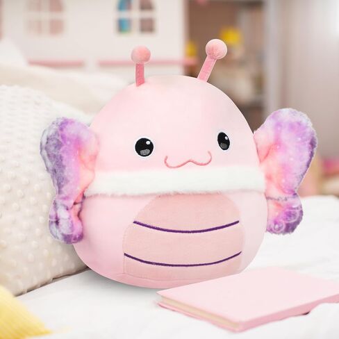 Easfan Pink Butterfly Plush Plush Soft Plush Toy Cute Plush Pluffy Dialwloy Fail Fail و Decor in Saudi Arabia