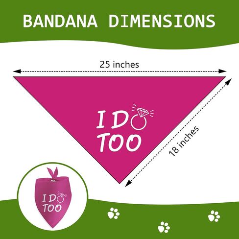 تزوجت أمي وأبي 2025 الكلاب Bandana Bridal Dearm هدايا المشاركة هدية للكلاب الكبيرة الكبيرة الكلاب الصغيرة الزفاف صورة Prop Pet Accessories in Kuwait