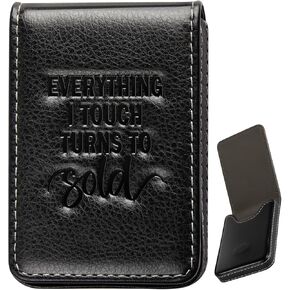 Realtor Gift, Business Card Holder Realtor Gifts for Women Closing Gifts for Realtors, Gifts for Real Estate Agents, Everything I Touch Turns to Sold Name Cards Holder Wallet with Magnetic Shut