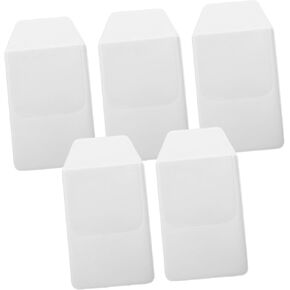 NUOBESTY 5pcs Pvc Pen Organizer Pocket Protector for Shirts and Lab Coats Multipurpose Pouch for and Doctors Keeps Pens and Badges Neatly Stored
