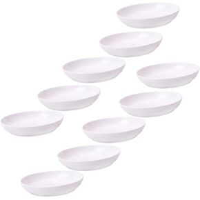 Gatuida 1Set Ink Dish Versatile Painting Trays for Calligraphy Snacks Durable Imitation Porcelain for Artists and Beginners Multi Functional Round Plates