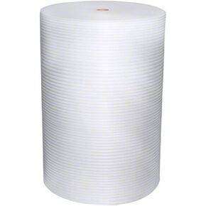 1/8" Thick PE Foam Wrap Roll 24" Wide X 175' Long Per Package ValueMailers Perforated Non-Abrasive Moisture Repellent