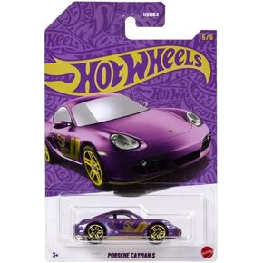 Hot Wheels Pearl & Chrome Porsche Cayman S, 57th Anniversary, 5/6, 1:64 Scale Diecast Car