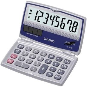 Casio Solar Calculator W/ Case Case Pack 2