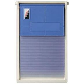 Carstens 26-Pocket Kardex-Visitray Document Filing System for 8" x 5" Sheets, Seafoam Green