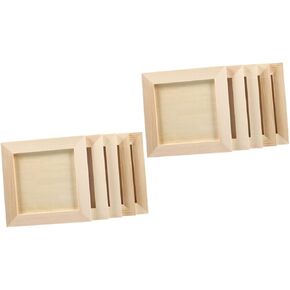 GLEAVI 10pcs Clay Picture Frames for Boys and Girls Art Frames Unfinished Craft Kits for Creative Projects for Boy Girl Artwork Display and Hands Activities