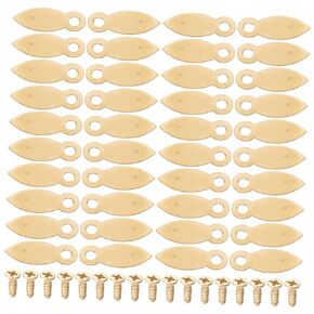ARTIBETTER 100pcs Metal Photo Frame Fasteners Screws Compact and Heavy-Duty Picture Frame Backing Plate Buckles for Home Use Sturdy and Practical