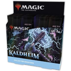 Magic: The Gathering Kaldheim Collector Booster Box | 12 Packs (180 Magic Cards)