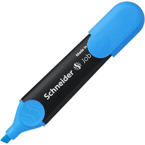 Stella Schneider Highlighter Job pen, refillable, Blue