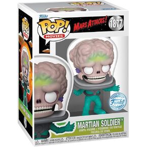Funko POP! Movies: Mars Attacks - Soldier (Styles May Vary) (Glow) (SPC)' for ASIN 'B0D7MGV3LW