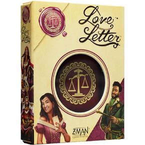 Love Letter Card Game (2025 Refresh) - Deduction & Player Elimination Strategy Game for Kids & Adults, Ages 10+, 2-6 Players, 20 Minute Playtime, Made by Z-Man Games