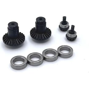 Compatible with FMS for FCX24 for FCX18 1/24 Rc Car Upgrade Modification Accessories Parts Metal Front and Rear Axle Gears RC Car Accessories