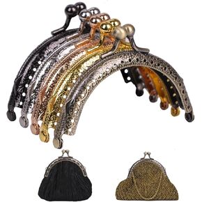 Hilltian 5 Color Pres Clasp Frame ، إطار محفظة المعادن ، مشابك محفظة لصنع الأكياس ، قبلة محفظة قفل قفل المحفظة القوس القوس ، 3.3 بوصة
