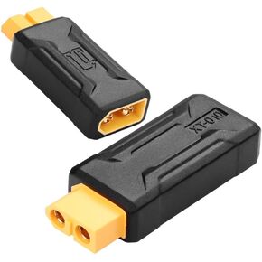 2Pcs New Upgraded XT60 Connector XT60 Male to XT60 Male Connector Wireless Adapter for RC LiPo FPV NiHM Battery ESC etc XT60 Port Conversion