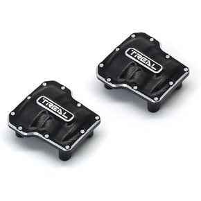 TREAL Aluminum 7075 Axle Diff Covers (2P) CNC Machined Upgrades Compatible with 1/18 TRX4M (Purple)