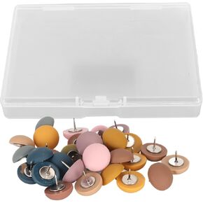 Colorful Round Head Push Pins Decorative Multifunction Wall Map Pin forPhoto Fabric Quilting