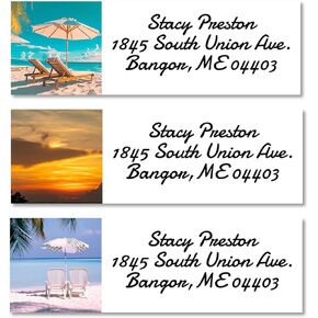Personalized Return Address Labels - 11 Designs, Set of 250, Small Size 3/4" x 2-1/2"inches, self-Adhesive Flat Sheet Labels, Custom self-Adhesive Sticker Rolls (Birdie)