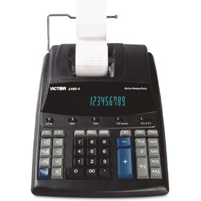 Victor 14604 1460-4 Extra Heavy-Duty Printing Calculator, Black/Red Print, 4.6 Lines/Sec