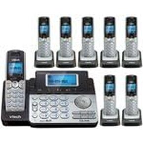 Vtech DS6151 Base with 7 Additional DS6101 Cordless Handsets Bundle