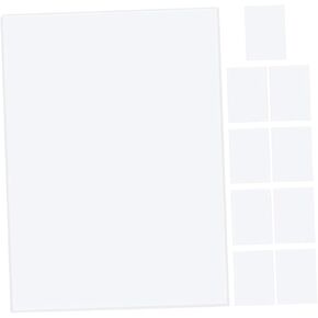 Healvian 10pcs Acrylic Sheets for Crafting DIY Picture Frame Panels and Easy to Cut for Weddings Decorations and Art Projects