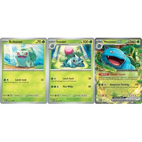 Venusaur EX 003/165 - Pokemon 151 - Double Rare - Evolution 3 Card Set - Charmander Charmeleon