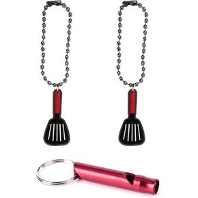 Spatula Collar Charm Aluminum Alloy Whistle Emergency Survival Safety Camping Cat Dog Animal Training Bark Chew Woof Puppy Kitten