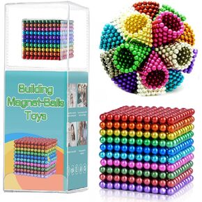 1010pc Multiple Shapes Magnetsii Toys for Adults,Magneticsii Putty Magneticiii Beads Slime Toys ([Three Mm-1010pieces])