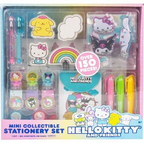 Hello Kitty and Friends Mini Collectible Stationery Set, Cute Stationery, Sanrio Accessories, Cute Sticky Notes, Kawaii School Supplies, Fun Office Supplies, Kawaii Stationery, Cute Stuff