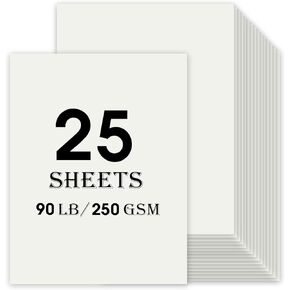 25 Sheets Dusty Blue Cardstock 8.5 x 11 Dusty Blue Paper, 90lb Card Stock Printer Paper for Invitations, Scrapbooking, Crafts, DIY Cards (dusty blue)
