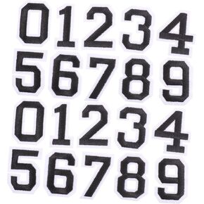 VICASKY 2sets Self-Adhesive Stickers for T-Shirts Football Shirt Decals Versatile Frame for Decoration and Repairing Sports Apparel