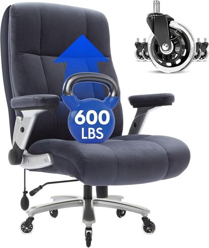 كرسي مكتب مريح من FLEXISPOT مع دعم قطني، كرسي تنفيذي للكمبيوتر شبكي قابل للتنفس مع عجلات عالمية كتم الصوت، تصميم مريح - مثالي للاستخدام في المنزل أو المكتب (أسود) in Kuwait