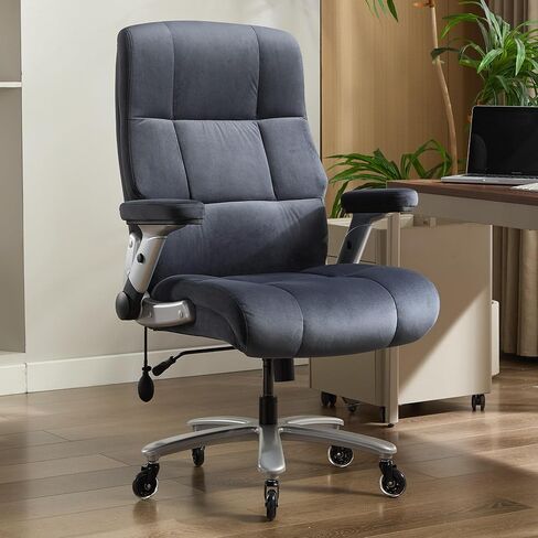 كرسي مكتب مريح من FLEXISPOT مع دعم قطني، كرسي تنفيذي للكمبيوتر شبكي قابل للتنفس مع عجلات عالمية كتم الصوت، تصميم مريح - مثالي للاستخدام في المنزل أو المكتب (أسود) in Kuwait