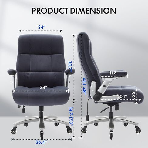 كرسي مكتب مريح من FLEXISPOT مع دعم قطني، كرسي تنفيذي للكمبيوتر شبكي قابل للتنفس مع عجلات عالمية كتم الصوت، تصميم مريح - مثالي للاستخدام في المنزل أو المكتب (أسود) in Kuwait