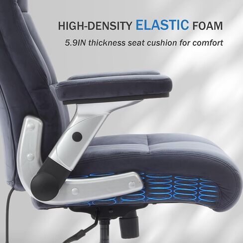 كرسي مكتب مريح من FLEXISPOT مع دعم قطني، كرسي تنفيذي للكمبيوتر شبكي قابل للتنفس مع عجلات عالمية كتم الصوت، تصميم مريح - مثالي للاستخدام في المنزل أو المكتب (أسود) in Kuwait