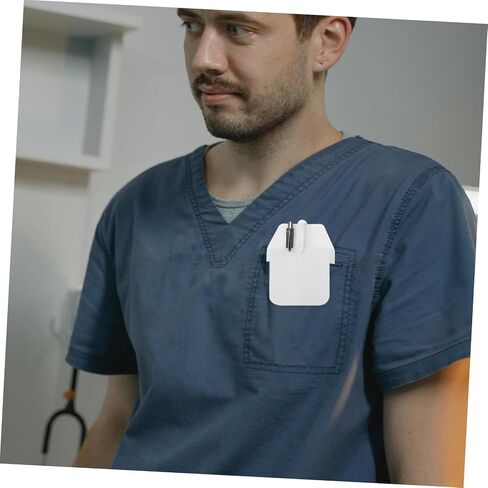 Coheali 5pcs Pocket Pocket Protector for Men Tirts Lab Coats PVC PEN Organizer Pouch pouch propour in Kuwait