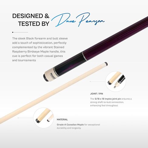 عصا البلياردو من سلسلة Cues Players مع غلاف من الكتان الأيرلندي قطعتين 58 in Kuwait