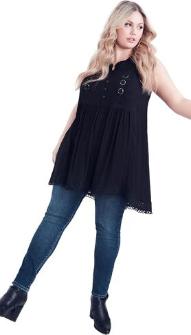 Avenue Women's Plus Size Jean Skinny Corset in Saudi Arabia