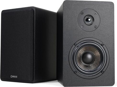 Micca MB42X G2 Passive Bookshelf Speakers for Home Theater Surround Sound, Stereo, and Passive Near Field Monitor, 2-Way (Black, Pair) in Saudi Arabia