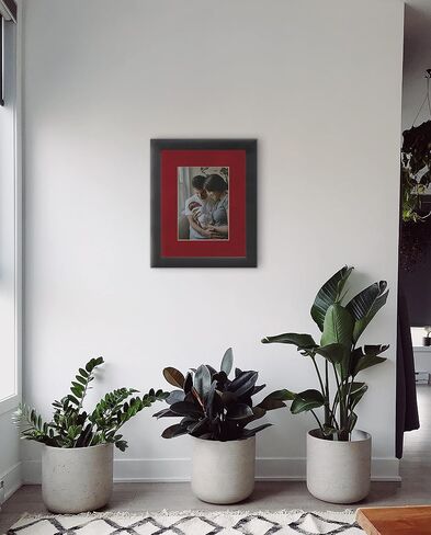 Craig Frames B038 Pre-Cut Mat Board لـ 19x27 Print ، 24x32 ، Maroon Red in Saudi Arabia