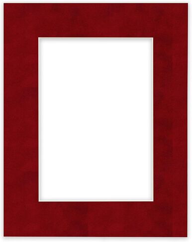 Craig Frames B038 Pre-Cut Mat Board لـ 19x27 Print ، 24x32 ، Maroon Red in Saudi Arabia