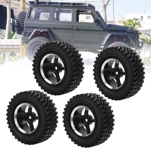 4pcs عجلات وإطارات RC على إطارات مطاطية على الطرق الوعرة استبدال العجلات Mn86 1/12 RC Car Touring in Kuwait