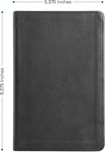 Personalized ESV Thinline Bible Large Print English Standard Version Faux Leather Holy Bible ESV with Custom Name, Date and Text | Custom Gift for Christian & Religious Celebrations | Black in Kuwait