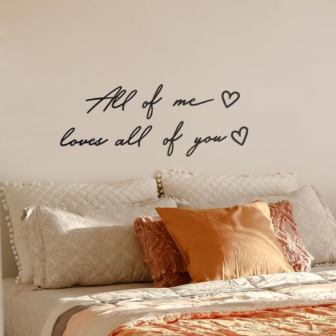 لوحة فنية جدارية معدنية من All of Me Loves All You - أحبك المزيد من الهدايا، علامة الحب، ديكور حائط أسود، فن جدار الحب، غرفة نوم فنية جدارية، ديكور جدار الحب، علامة I Love You More، ديكور حائط معدني، علامات الحب in Saudi Arabia