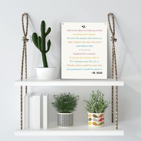 Desiderata Poem Inspirational Max Quotes Poem Poetry Home Decor Office Housewarming Gifts Wooden Hanging Sign Great Gift Decor for Poets Poetry Fans Home Decorations 10x8 Inches in Kuwait