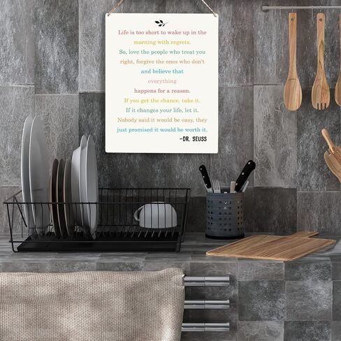 Desiderata Poem Inspirational Max Quotes Poem Poetry Home Decor Office Housewarming Gifts Wooden Hanging Sign Great Gift Decor for Poets Poetry Fans Home Decorations 10x8 Inches in Kuwait