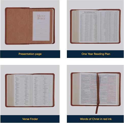 Personalized NRSV Sacraments of Initiation Edition Bible Faux Leather Medium Print Size | Custom with Name and God Bless America design | Gift for Catholic and Patriotic Celebrations | Brown in Saudi Arabia