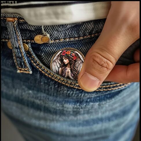 Guardian Angel Commemorative Token – Inspirational Design with Psalm 91:11-12 Scripture – Faith and Protection Keepsake Gift in Kuwait