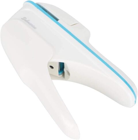 Stapleless Stapler, Stapleless Stapler Crimp No Holes with Labor Saving Structure ABS Material No Staple Stapler for Stapling (White) in Saudi Arabia